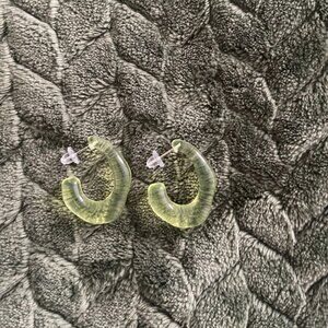 Green Jelly earrings